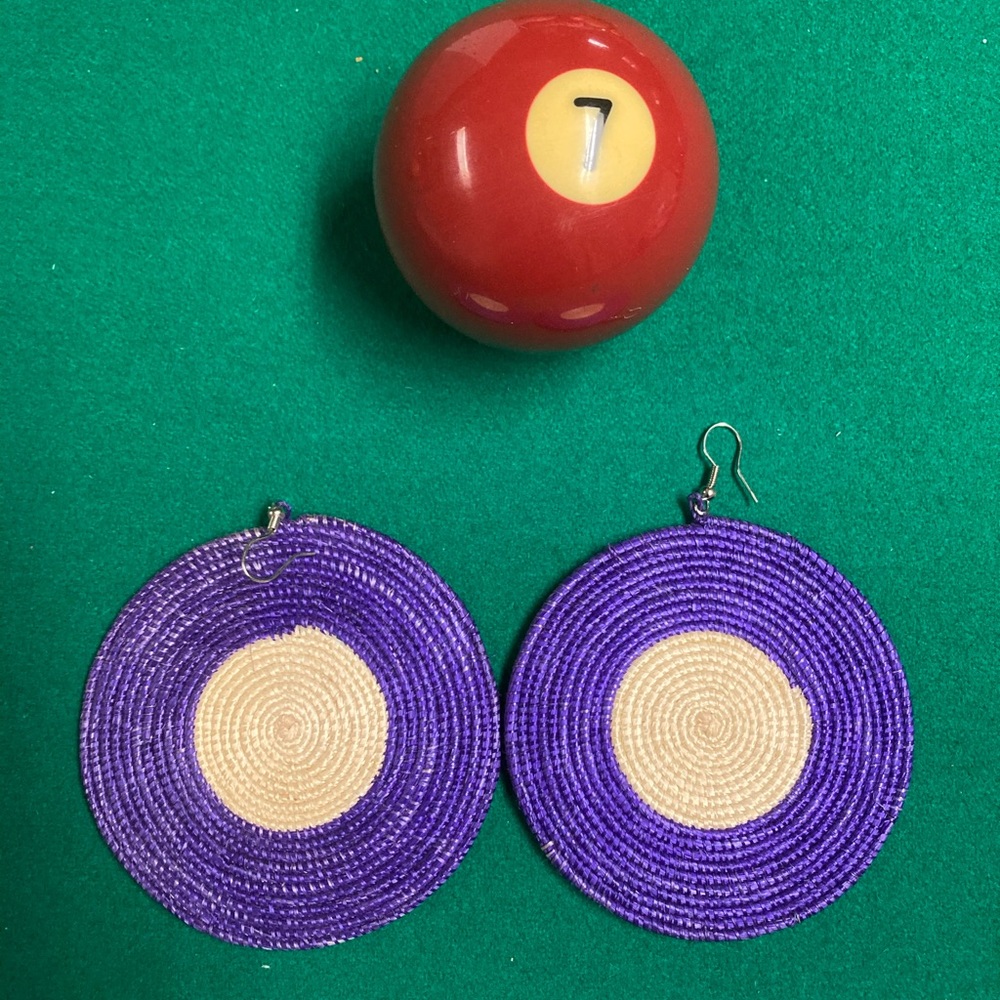 African Basket Earrings